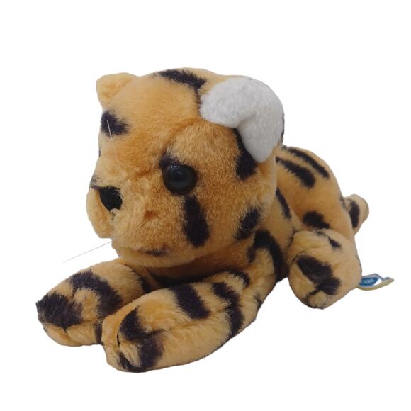 Dakin Vintage Baby Tiger‎ Zoo Big Cat 1985 Stuffed Animal Plush Toy 7" - Picture 2 of 7